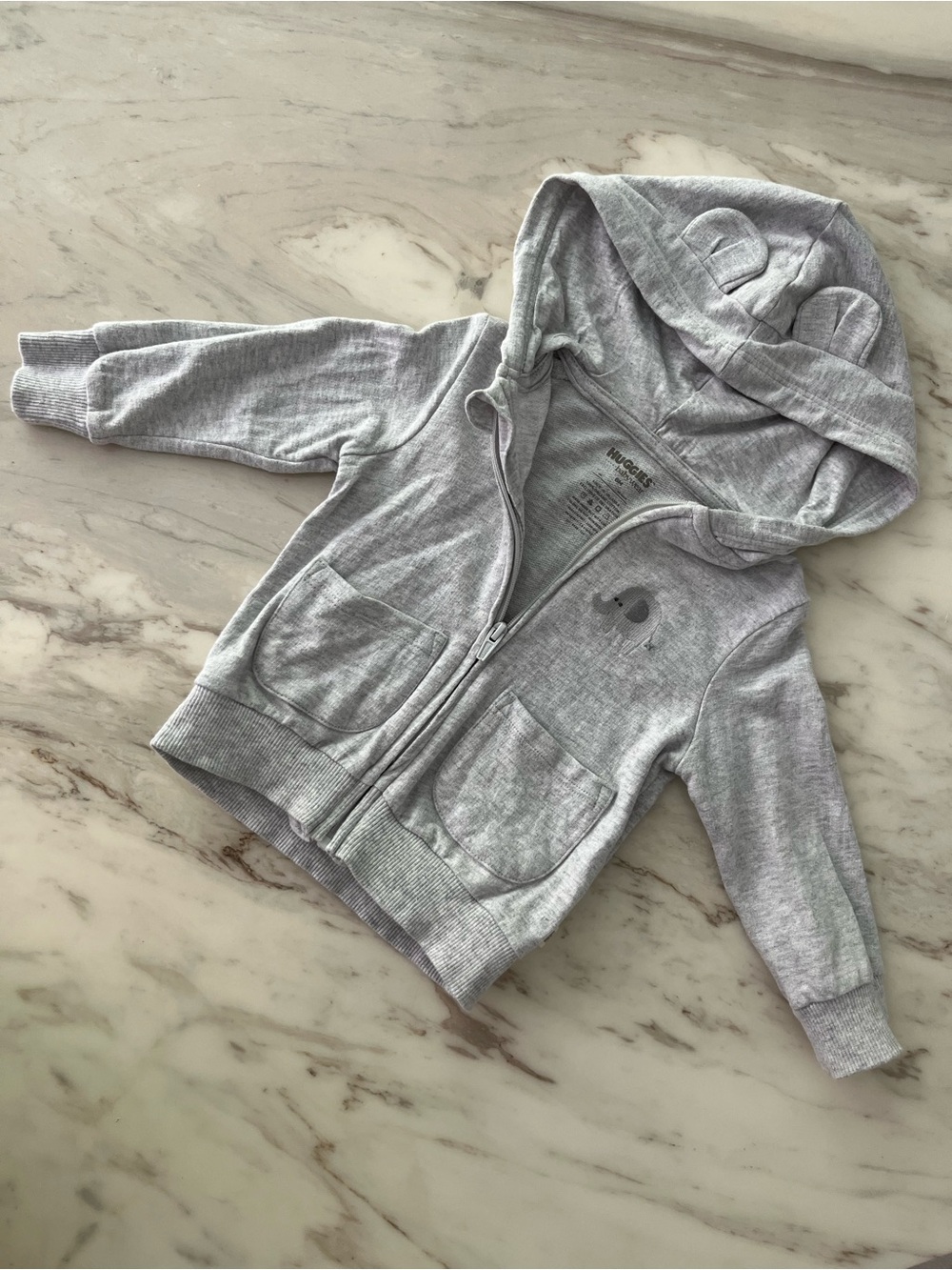 Hooded Zip Sweatshirt with Ears
